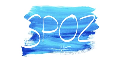 Spoz Light Font Poster 1