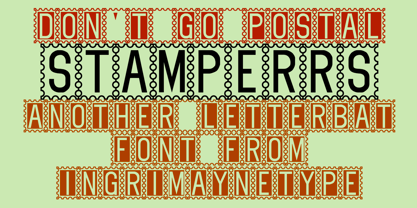 Stamper RS Font Poster 2
