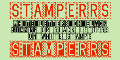 Stamper RS Font Poster 3