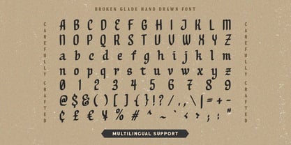 Broken Glade Font Poster 5