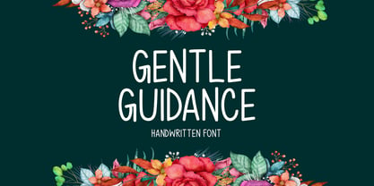 Gentle Guidance Font Poster 1