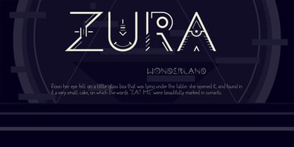 Zura Font Poster 4