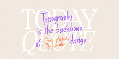 CAS Red Ink Font Poster 3