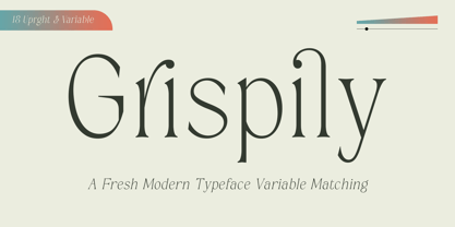 Grispily Family Font Poster 1