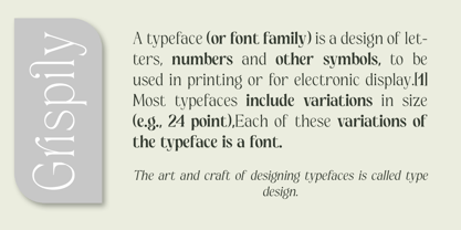 Grispily Family Font Poster 7