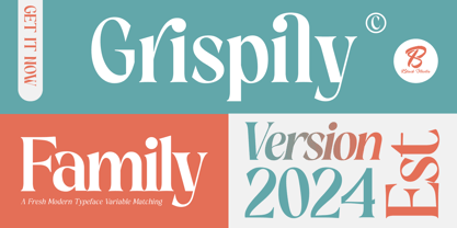 Grispily Family Font Poster 12