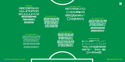 UT Unisportion Font Poster 8