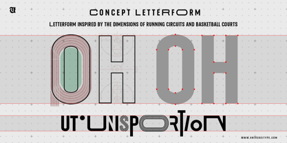 UT Unisportion Font Poster 10