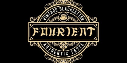 Fourient Font Poster 2