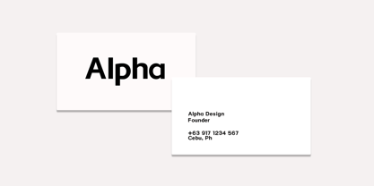 TD Alpha Pro Font Poster 7