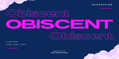 Obiscent Font Poster 1