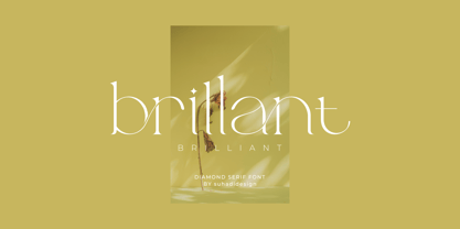 Brillant Brilliant Font Poster 1