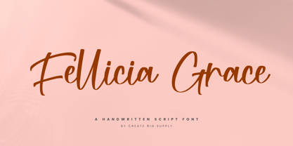 Fellicia Grace Font Poster 1