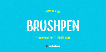 Brushpen Font Poster 1