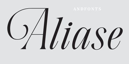 Aliase Font Poster 1