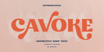 Cavoke Font Poster 1