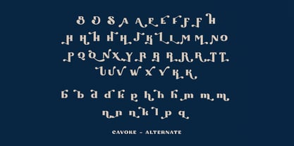 Cavoke Font Poster 12