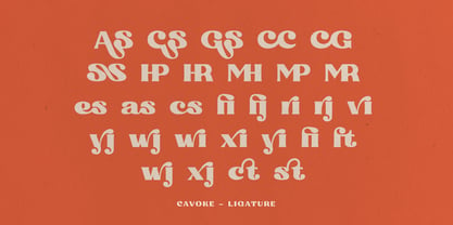 Cavoke Font Poster 13
