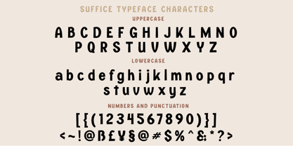 Suffice Font Poster 11