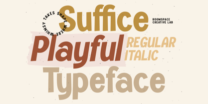 Suffice Font Poster 9