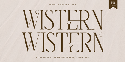 Wistern Font Poster 1