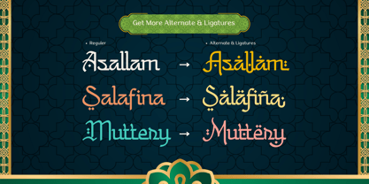 Hilal Ramadhan Font Poster 2