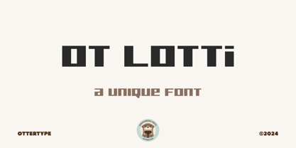 OT Lotti Font Poster 1