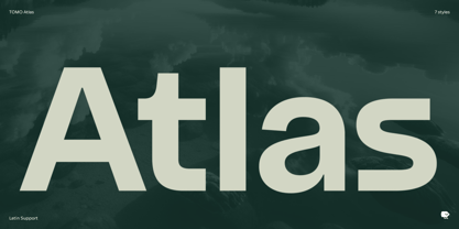 Atlas Font Poster 1