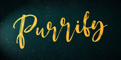 Purrify Font Poster 1