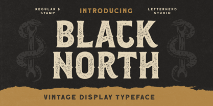 Black North Font Poster 1