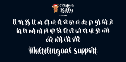 Christmas Billy Font Poster 7