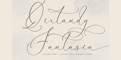 Qirtandy Fantasia Font Poster 1