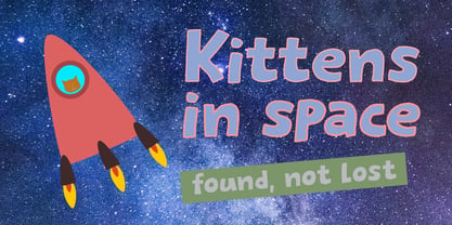 Meowtant Kittens Font Poster 4