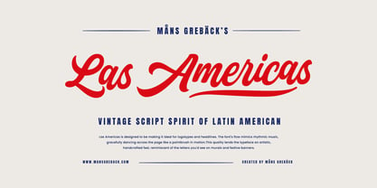 Las Americas Font Poster 1