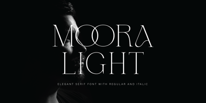 MOORA LIGHT Font Poster 1