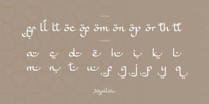 Kafillah Font Poster 13