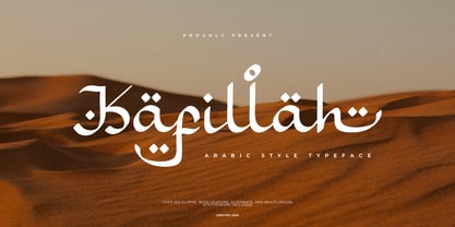 Kafillah Font Poster 1