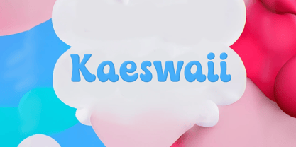 Kaeswaii Font Poster 1