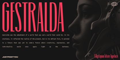 Gestralda Font Poster 1