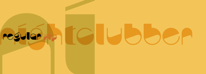 Nightclubber Font Poster 1
