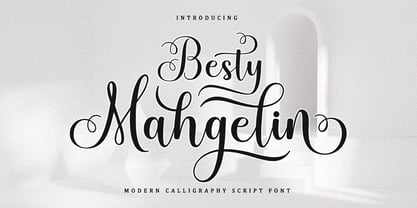 Besty Mahgelin Font Poster 1