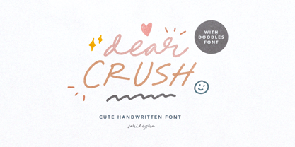 Dear Crush Font Poster 1