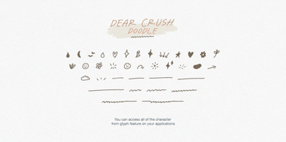 Dear Crush Font Poster 10