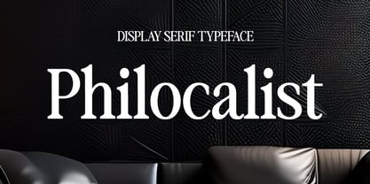 Philocalist Font Poster 1