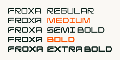 Froxa Font Poster 8