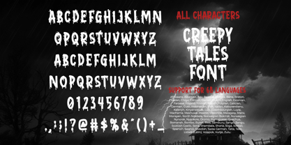 Creepy Tales Font Poster 9