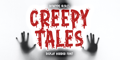 Creepy Tales Font Poster 1