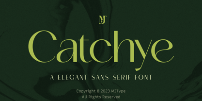 Catchye Font Poster 1