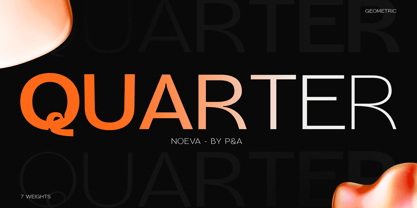 Noeva Font Poster 8