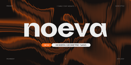 Noeva Font Poster 1